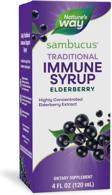 Nature's Way Sambucus Original syrup Сироп с черен бъз за силен имунитет 120 мл