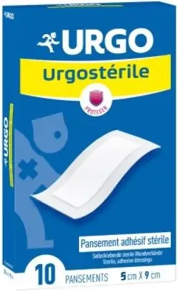 Urgo Urgosterile Стерилен пластир 5 см х 9 см 10 бр