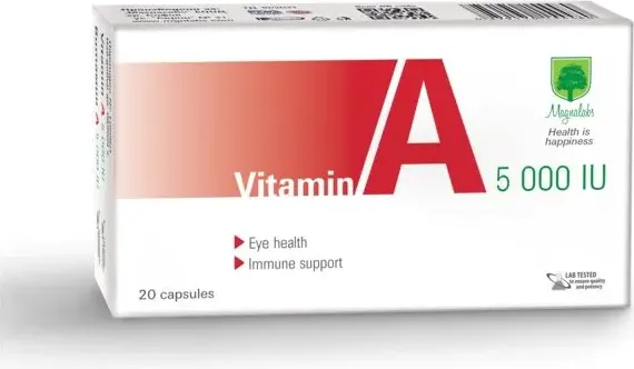 Vitamin A 5000 IU За добро зрение х20 капсули Magnalabs