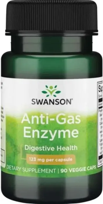 Swanson Anti-Gas Enzyme Анти Газ Ензим против газове х90 капсули