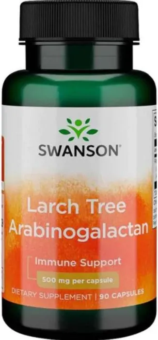 Swanson Larch Tree Arabinogalactan Арабиногалактан от Лиственица за имунитет х90 капсули