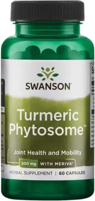 Swanson Turmeric Phytosome Фитозом от Куркума за храносмилателната система х60 капсули