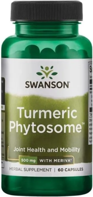 Swanson Turmeric Phytosome Фитозом от Куркума за храносмилателната система х60 капсули