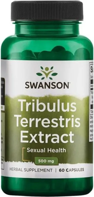 Swanson Tribulus Terrestris Extract Екстракт от Бабини зъби 500 мг х60 капсули