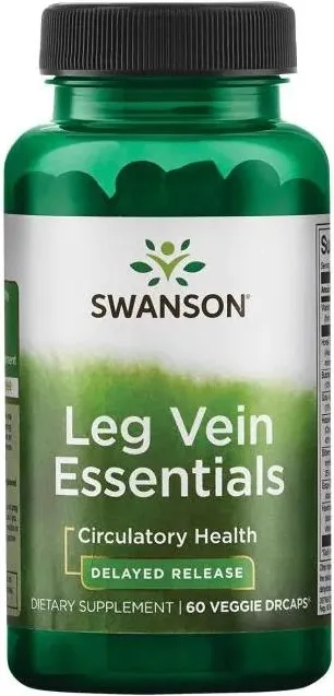 Swanson Leg Vein Essentials За здрави вени на краката 60 капсули