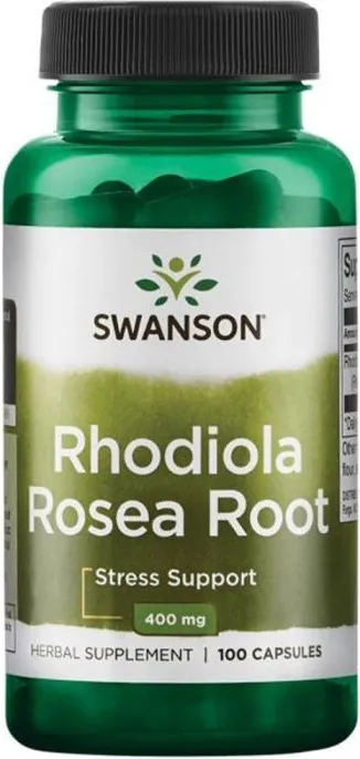 Swanson Rhodiola Rosea Root  Корен от Родиола Розеа 400 мг х 100 капсули