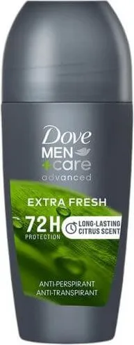 Dove Men+Care Advanced Extra Fresh Дезодорант рол он против изпотяване за мъже 50 мл