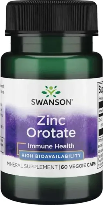Swanson Zinc Orotate Цинков Оротат 10 мг х 60 капсули