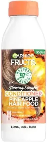 Garnier Fructis Pineapple Hair Food Балсам за дълга коса без блясък с ананас 350 мл