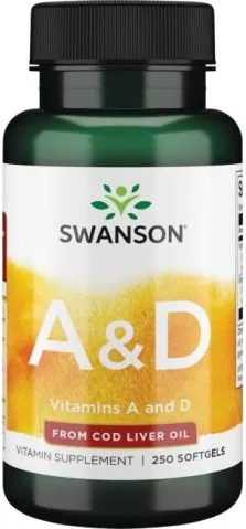 Swanson Vitamin A & D Витамин А и D х250 капсули