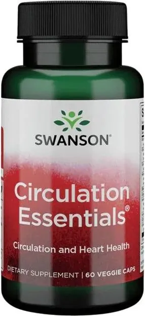 Swanson Circulation Essentials За добро кръвообръщение 60 капсули