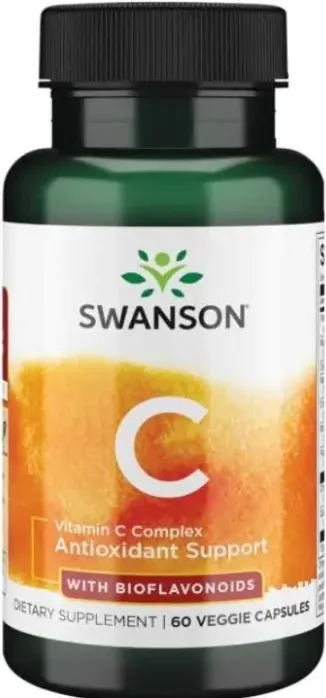 Swanson Vitamin C Complex with Bioflavonoids Витамин С комплекс с биофлавоноиди за имунитет 60 веге капсули