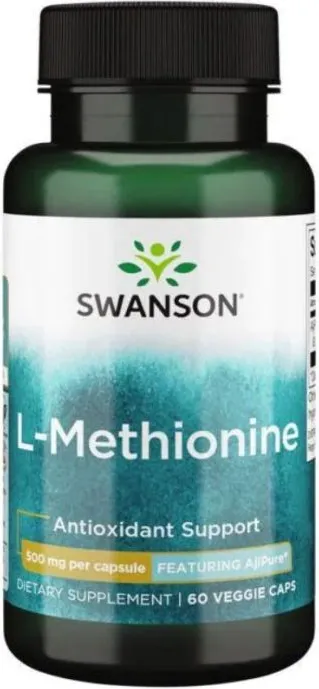 Swanson L-Methionine L-метионин за черия дроб х60 капсули