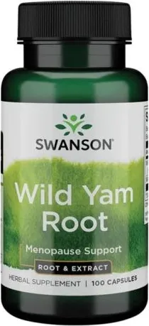 Swanson Wild Yam Root при менопауза 450 мг х100 капсули