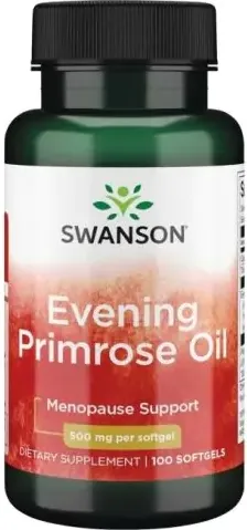 Swanson Evening Primrose Oil Масло от Вечерна Иглика 500 мг x 100 капсули