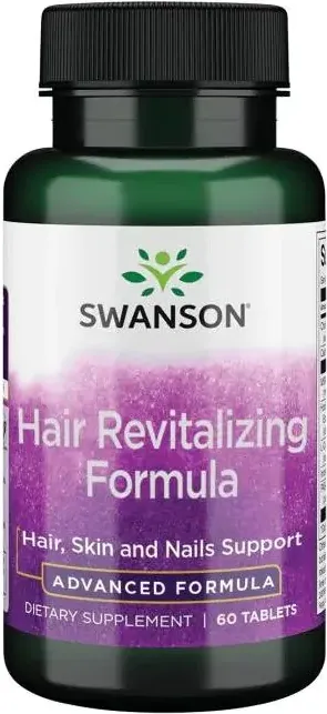 Swanson Advanced Hair Revitalizing Formula Ревитализираща формула за коса х 60 таблетки