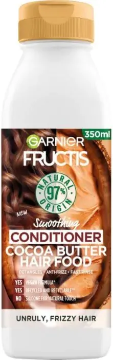 Garnier Fructis Smoothing Cocoa Butter Изглаждащ балсам с какаово масло за непокорна коса 350 мл