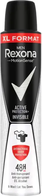 Rexona Men Invisible Active Protection Дезодорант против изпотяване за мъже 200 мл