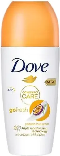 Dove Advanced Care Go Fresh Passion Fruit & Lemon Grass Дезодорант рол он против изпотяване за жени 50 мл