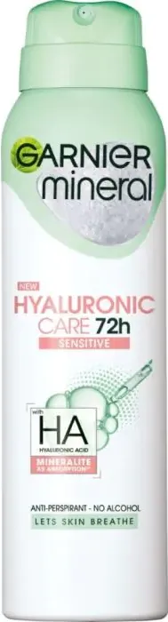 Garnier Mineral Hyaluronic Care Дезодорант против изпотяване за жени 150 мл