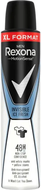 Rexona Men Invisible Ice Fresh Дезодорант против изпотяване за мъже 200 мл