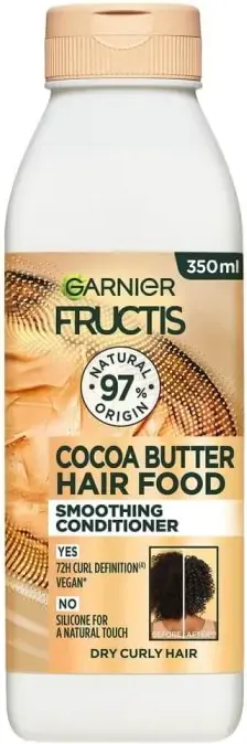 Garnier Fructis Smoothing Cocoa Butter Изглаждащ балсам с какаово масло за непокорна коса 350 мл