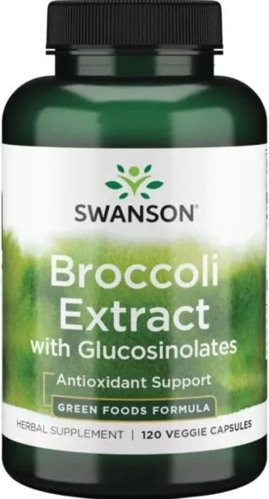 Swanson Broccoli Extract Екстракт от Броколи с Глюкозинолати с антиоксидантен ефект х120 веге капсули