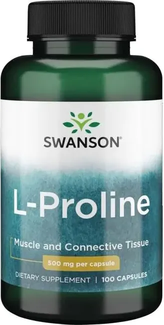 Swanson L-Proline Л-Пролин 500 мг х 100 капсули