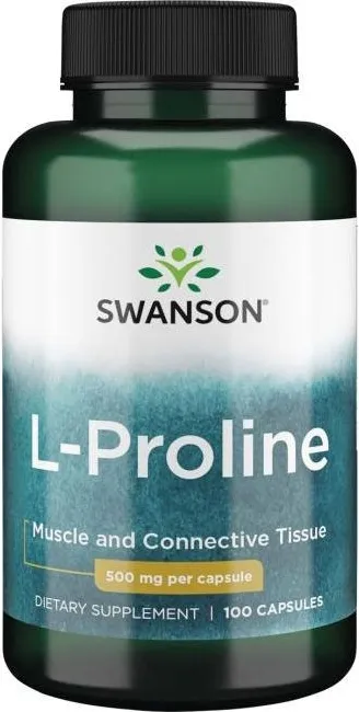 Swanson L-Proline Л-Пролин 500 мг х 100 капсули