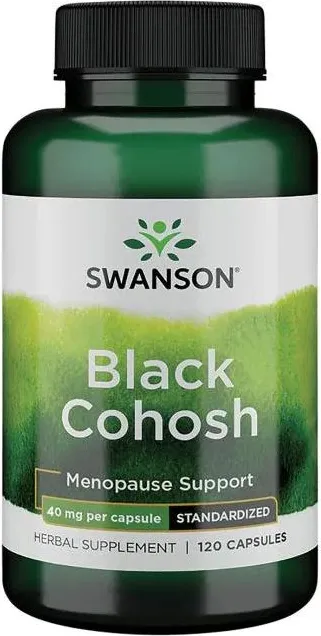 Swanson Black Cohosh Черен кохош 40 мг х 120 капсули