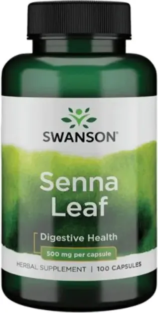 Swanson Senna Leaf Сена листа 500 мг х 100 капсули