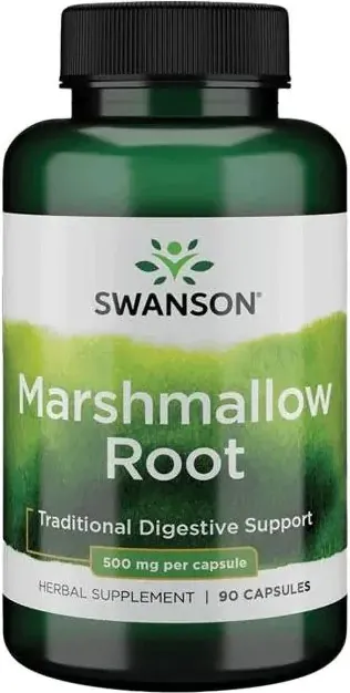 Swanson Marshmallow Root Корен от бяла ружа 500 мг х 90 капсули