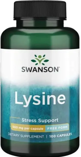 Swanson L-Lysine Л-лизин 500 мг х 100 капсули