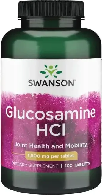 Swanson Glucosamine HCl Глюкозамин 1500 мг х 100 таблетки