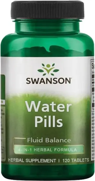 Swanson Water Pills Уотър Пилс  х 120 таблетки