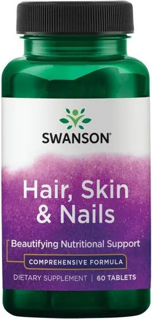 Swanson Hair, Skin & Nails Коса, Кожа и Нокти х 60 таблетки