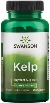 Swanson Kelp източник на йод 225 мг х 250 таблетки