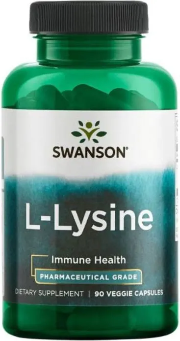 Swanson L-Lysine L-лизин за имунитет х90 веге капсули