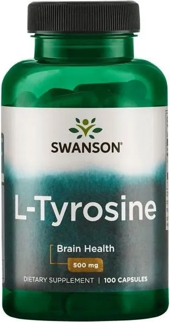 Swanson L-Tyrosine Л-тирозин 500 мг х 100 капсули