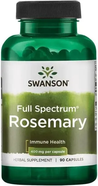 Swanson Full Spectrum Rosemary Розмарин 400 мг 90 капсули