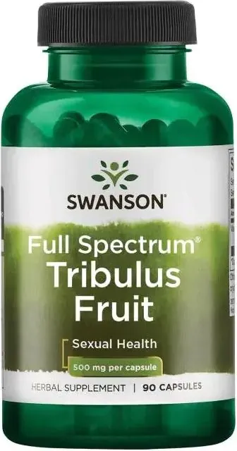 Swanson Full Spectrum Tribulus Fruit Пълен спектър плод трибулус 500 мг х 90 капсули