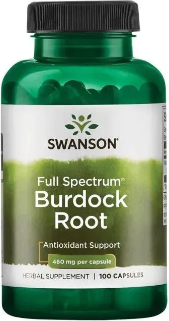 Swanson Burdock Root Корен от репей 460 мг х 100 капсули