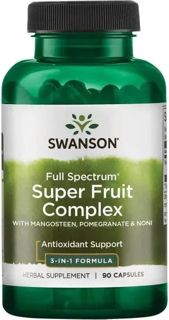 Swanson Full Spectrum Super Fruit Complex Комплекс от Мангостин, Нар и Нони 90 капсули