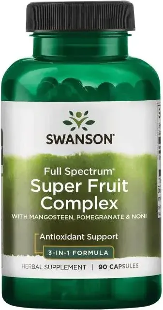 Swanson Full Spectrum Super Fruit Complex Комплекс от Мангостин, Нар и Нони 90 капсули