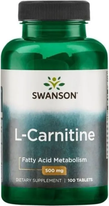 Swanson L-Carnitine за добър метаболизъм на мазнините х100 таблетки