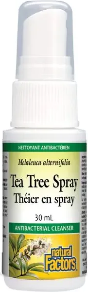 Natural Factors Tea Tree Spray theier en spray Масло от чаено дърво / спрей / - антибактериални и противогъбични свойства 30 мл