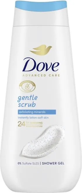 Dove Advanced Gentle Scrub Ексфолиращ душ гел 225 мл