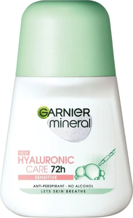 Garnier Mineral Hyaluronic Care Дезодорант рол-он против изпотяване за жени 50 мл