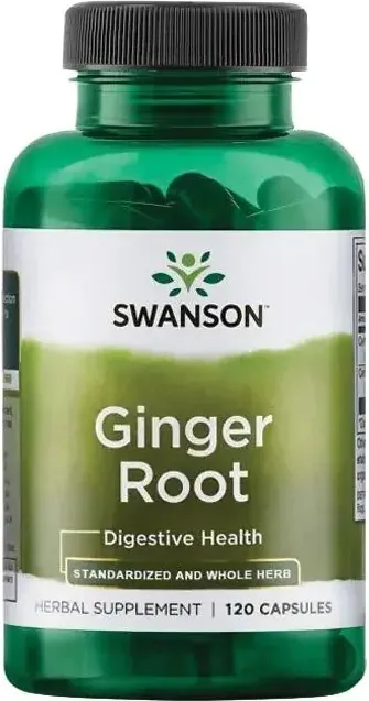 Swanson Ginger Root Корен от Джинджифил 250 мг х 120 капсули