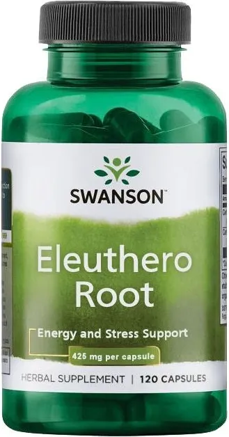 Swanson Eleuthero Root Елеутеро корен 425 мг х 120 капсули